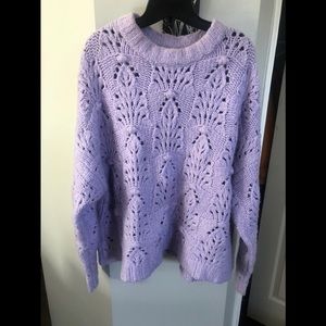 Lavender Aerie Knit sz Lg